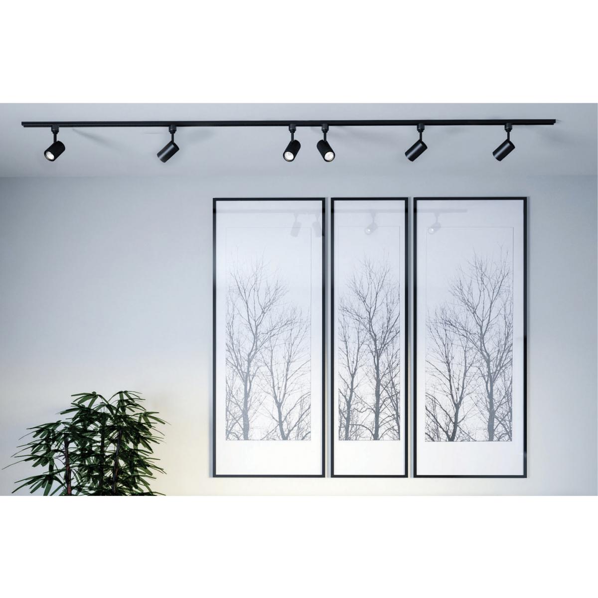 TH434 12W LED TRACK HEAD BARREL LED 12W Track Head - Barrel - Black Finish - 36 Degree Beam - Cheap-Us