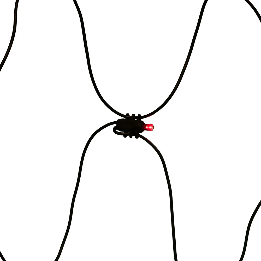 Vickerman 120 Red and Green Wide Angle LED Christmas Net Light Set Green Wire - Cheap-Us