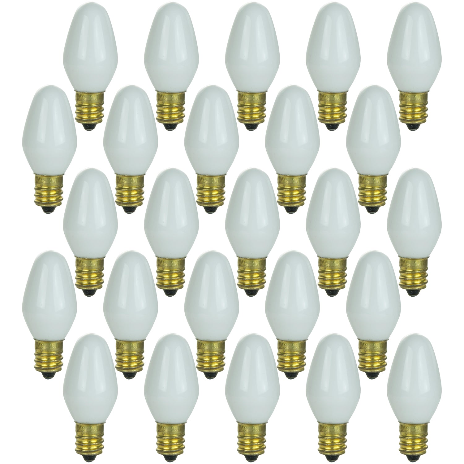 Sunlite 4 Watt C7 Night Light, Candelabra Base, White - Cheap-Us