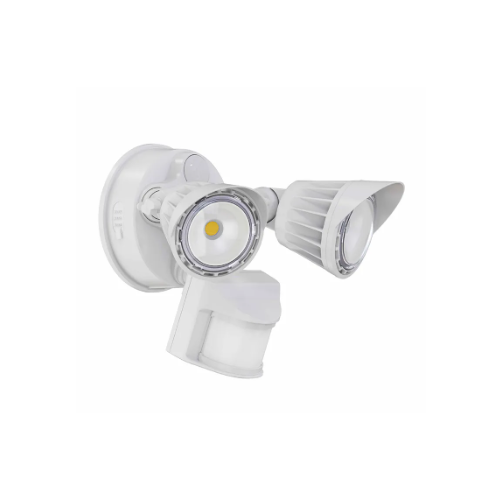 Westgate 3Cct 10W 1-Head Security Flood Light PIR 10W 120-277V, Wht, Outdoor Lighting, 10W, 950 Lumens, 30K/40K/50K, White Finish - Cheap-Us