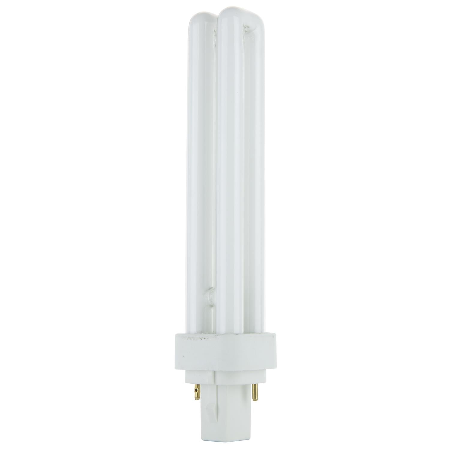 Sunlite 26 Watt PLD 2-Pin Double U-Shaped Twin Tube, G24D-3 Base, Warm White - Cheap-Us