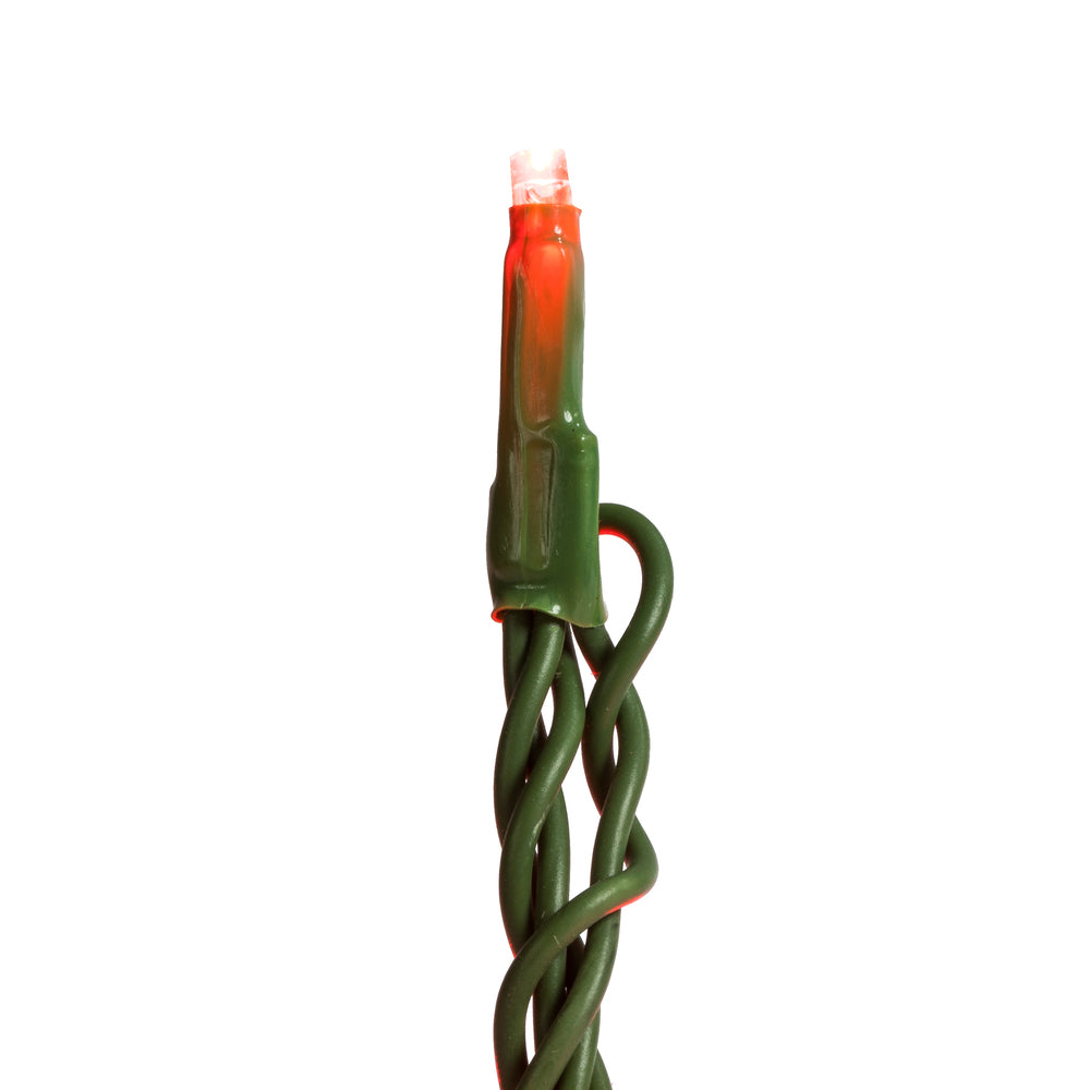 Vickerman 144 Red LED Cluster Light Set 24' Christmas Light Set Green Wire - Cheap-Us