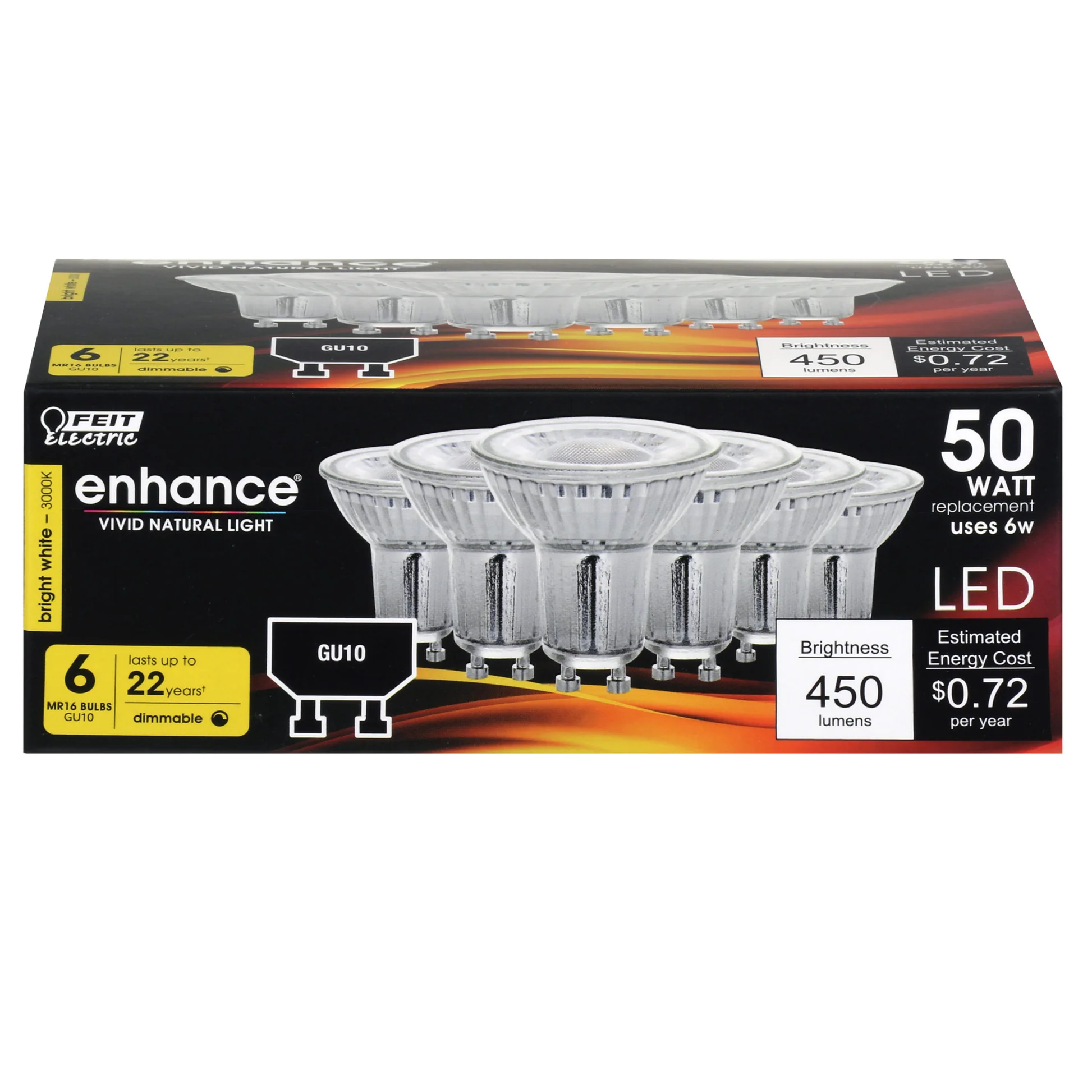 450 Lumen 3000K Dimmable LED - Cheap-Us
