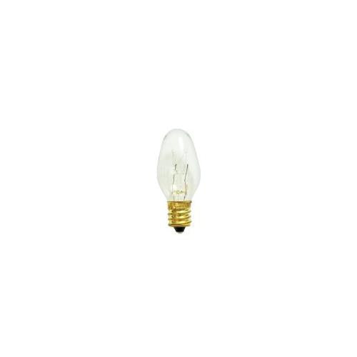 Bulbrite 7C7C-25PK 7 Watt Incandescent Night Light C7 Replacement Bulb, Clear, 25-Pack - Cheap-Us