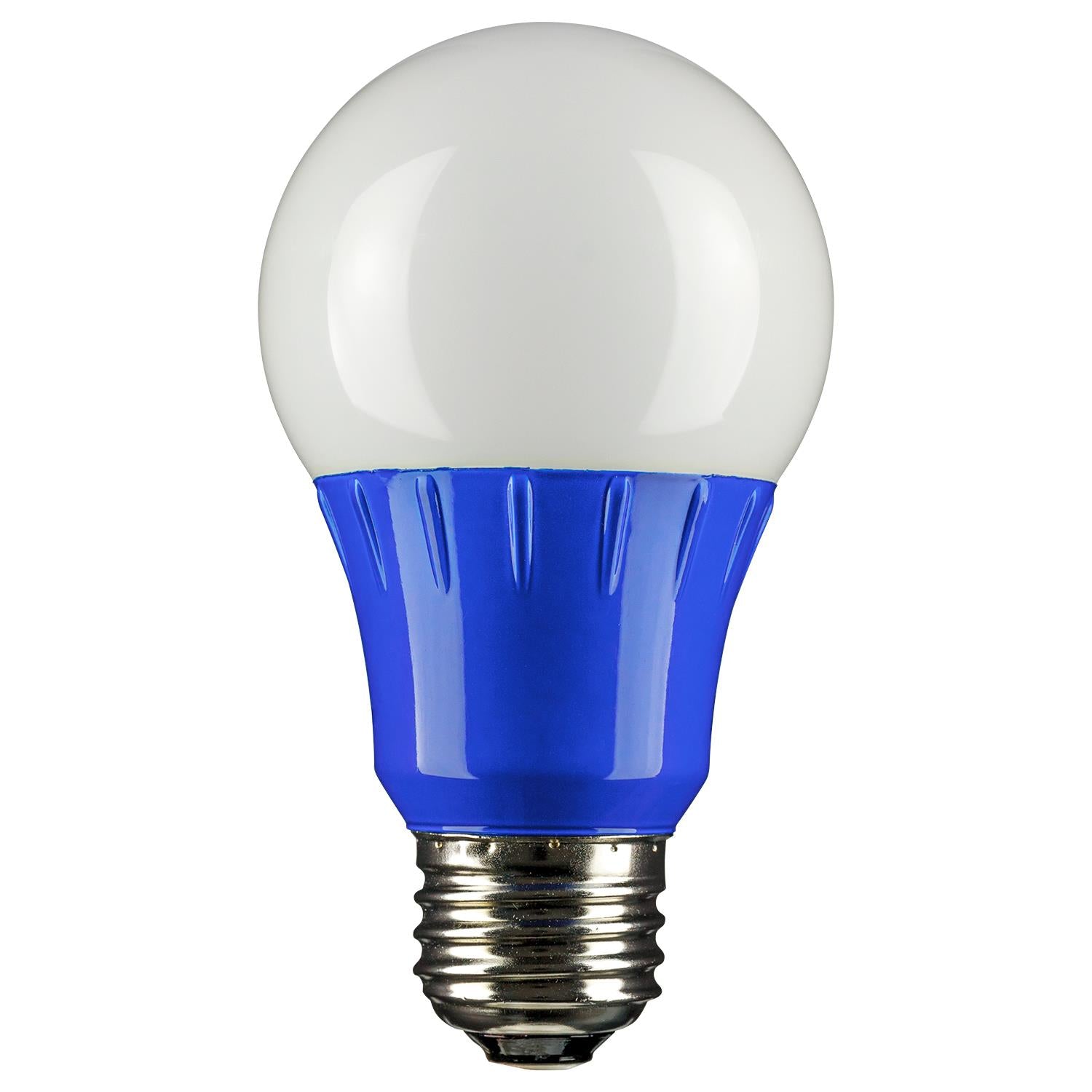 Sunlite LED A Type Colored 3W Light Bulb Medium (E26) Base, Blue - Cheap-Us
