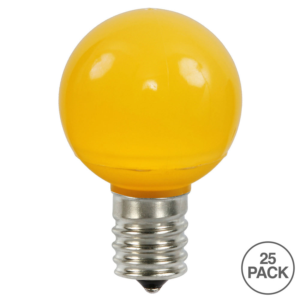 Vickerman G50 Yellow Ceramic LED Replacement Bulb package of 25 - Cheap-Us