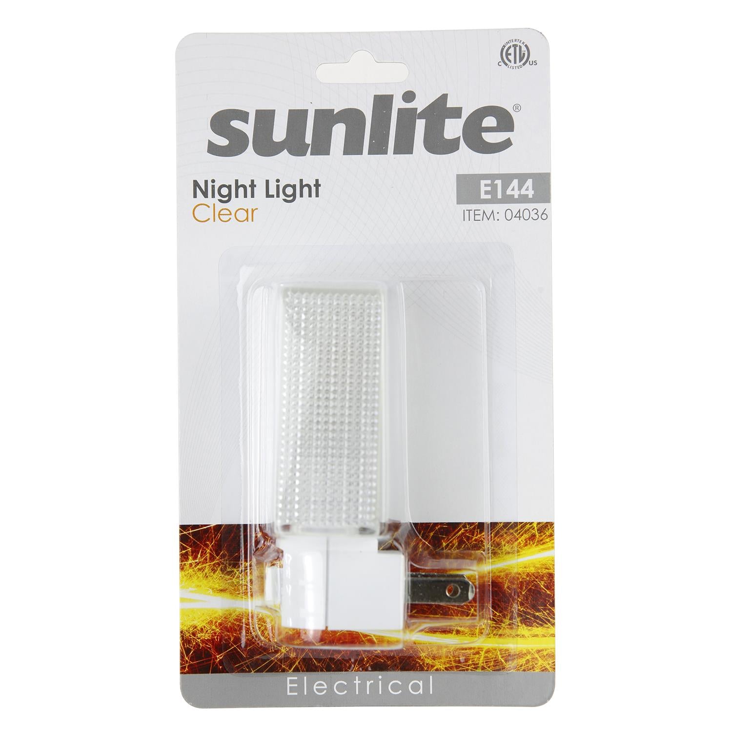 Sunlite E144 Clear Rectangular Basic Night Light - Cheap-Us