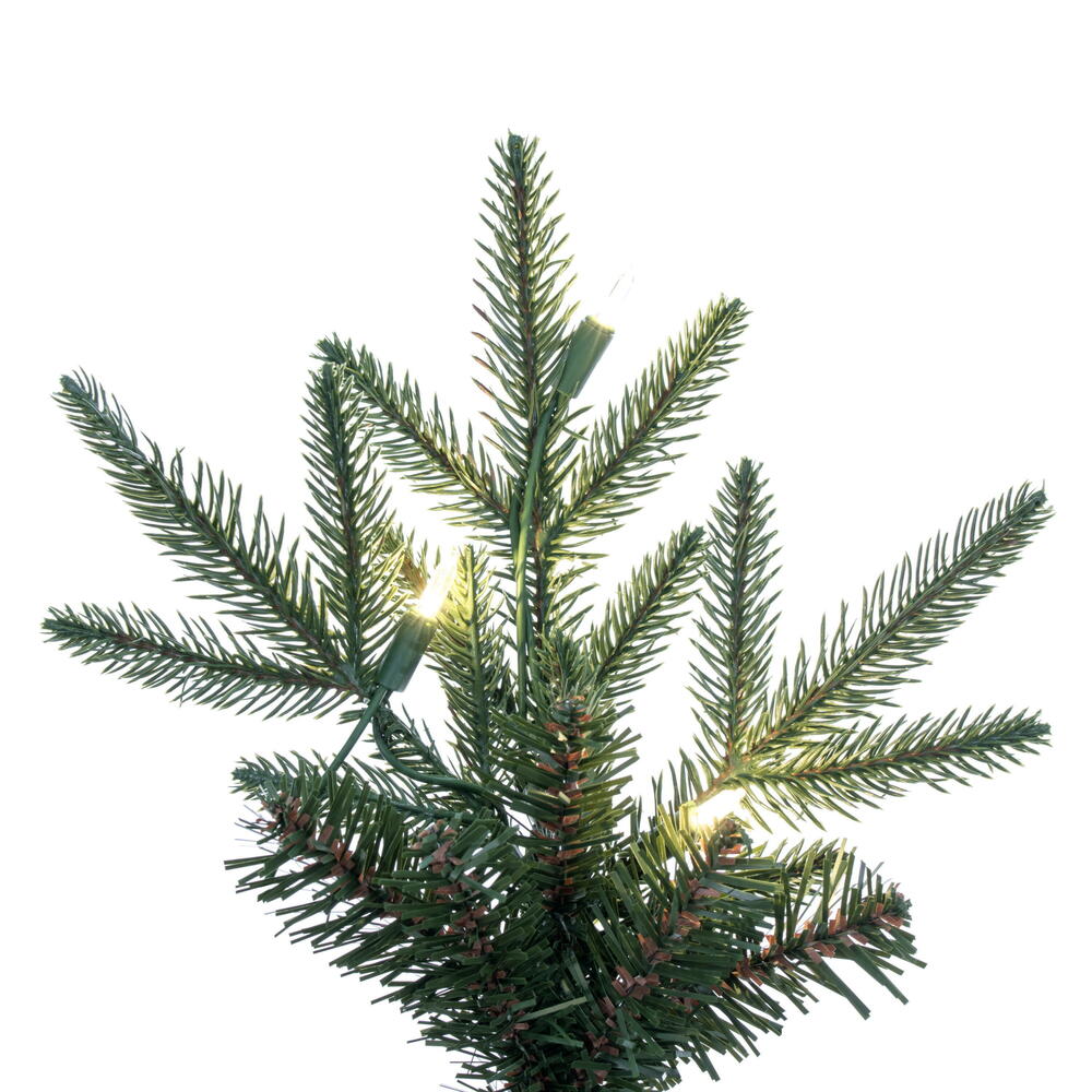Vickerman 7.5' Bixley Pencil Fir Artificial Christmas Tree Warm White Dura-lit LED Lights - Cheap-Us