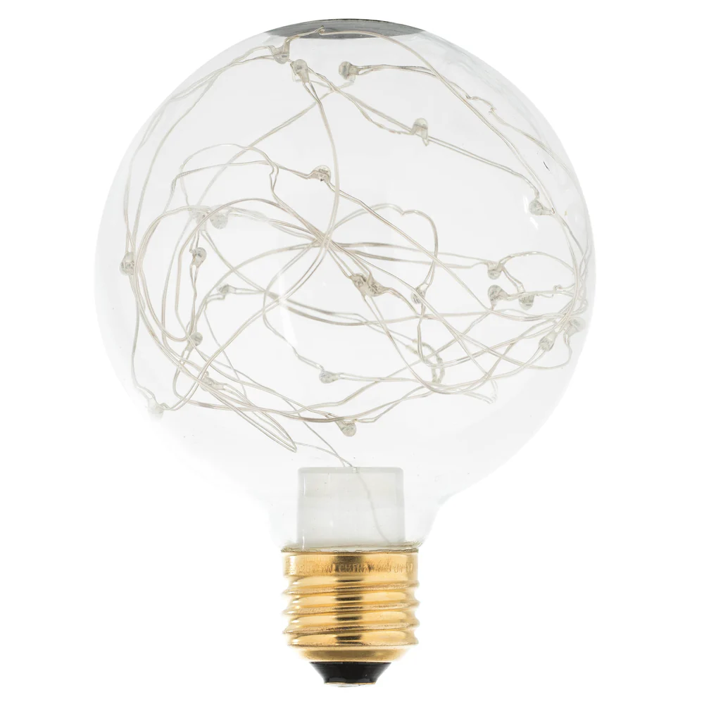 Vickerman 25Lt RGB Plastic G95 Fairy Lt Bulb E26 Brass Base 1Watt- 2 Pack - Cheap-Us