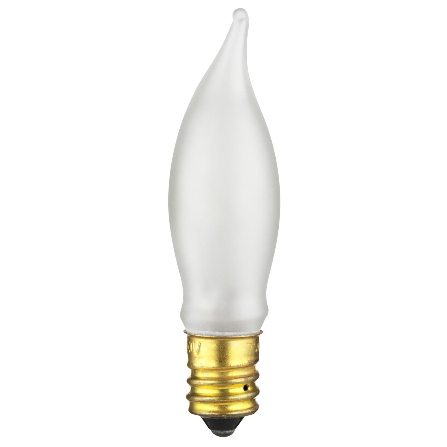 Sunlite 7.5 Watt Petite Chandelier , Candelabra Base, Frost - Cheap-Us