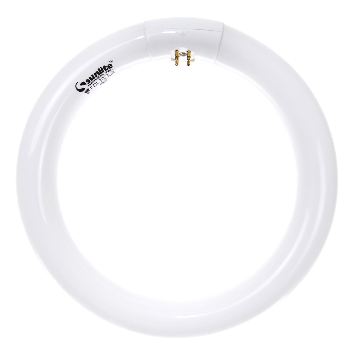 Sunlite 30 Watt T9 Circline, 4-Pin Base, Super White - Cheap-Us