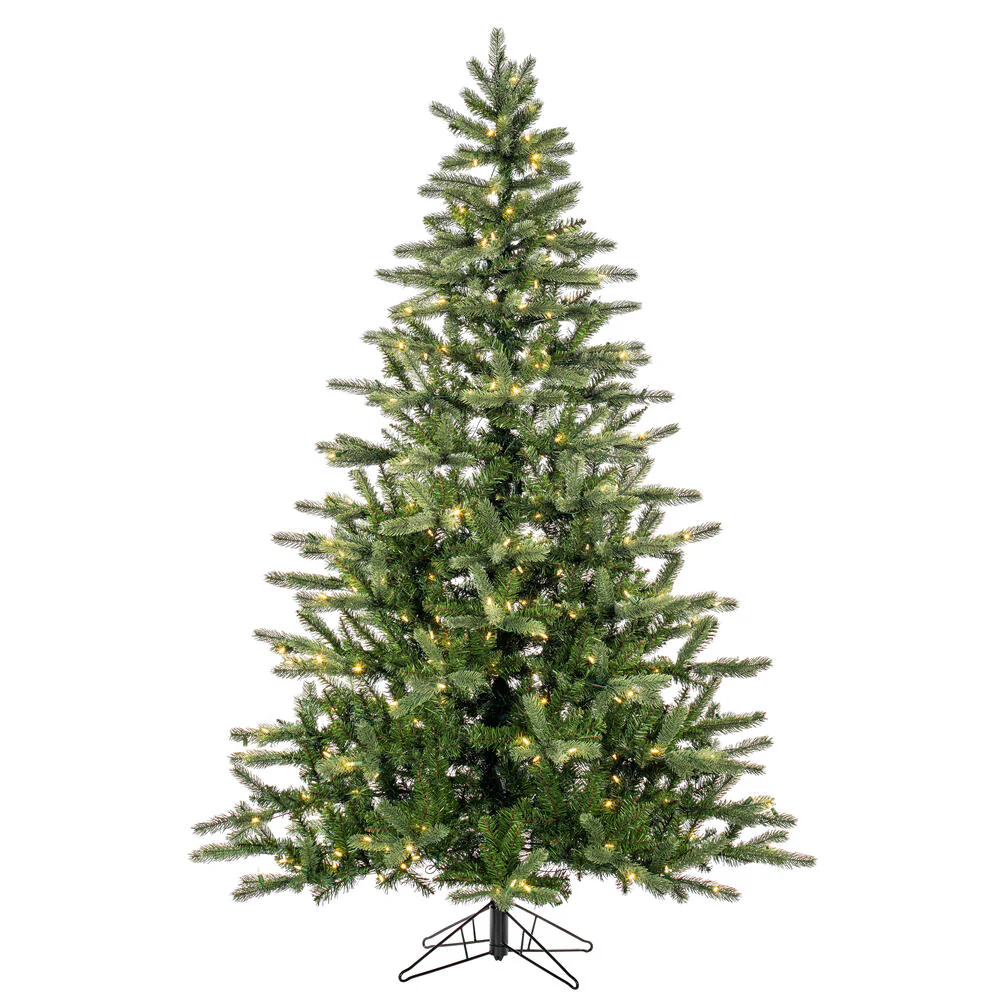 Vickerman 6.5' King Spruce Artificial Christmas Tree with Warm White Dura-Lit® LED Lights - Cheap-Us