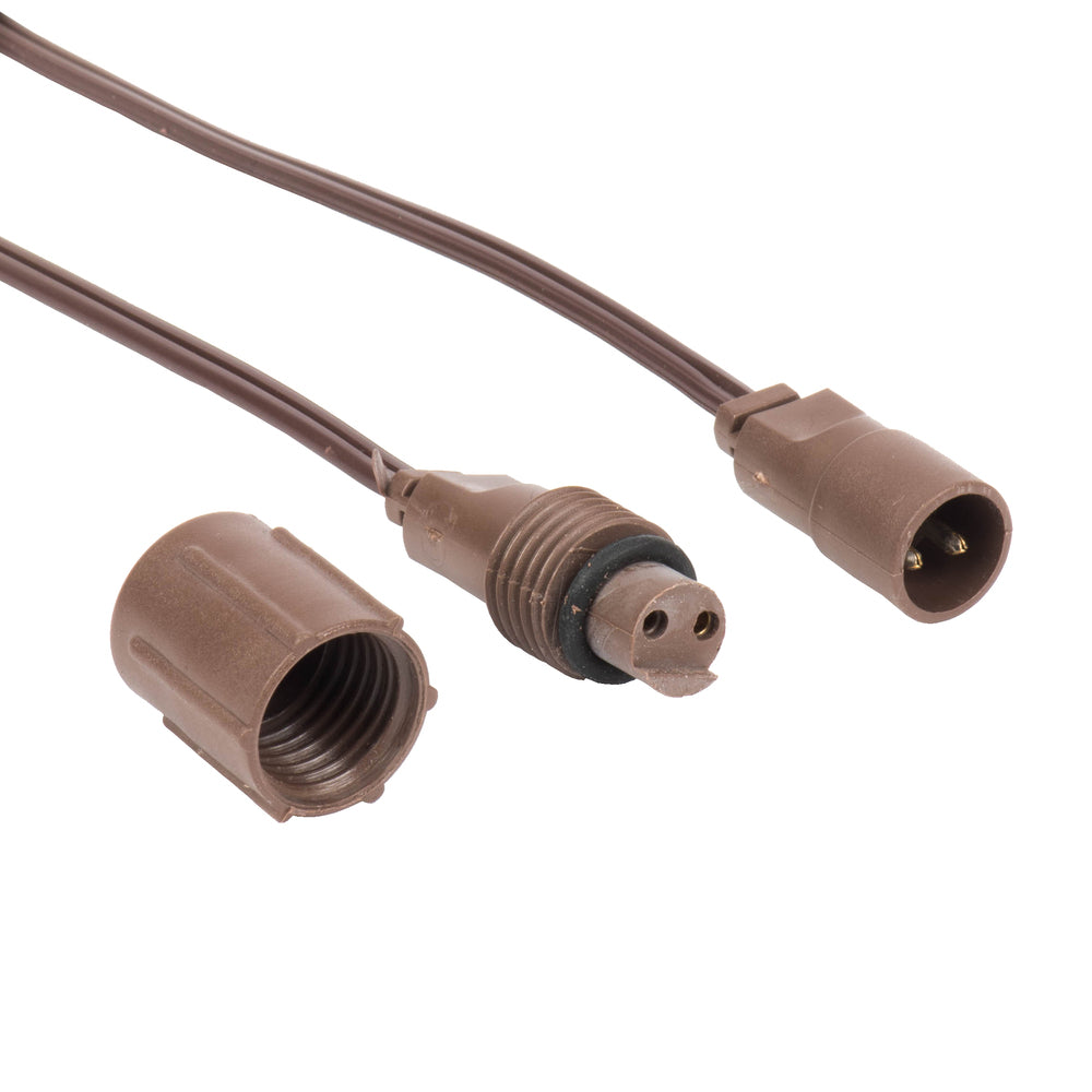 Vickerman 50 Red Wide Angle Coaxial Non-Rectified LED Light, 25' Long Christmas Light Strand.- 2 Pack - Cheap-Us