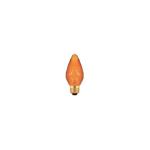 Bulbrite 25F15A-8PK 25 Watt Incandescent Fiesta F15, Medium Base, Amber, 8-Pack - Cheap-Us