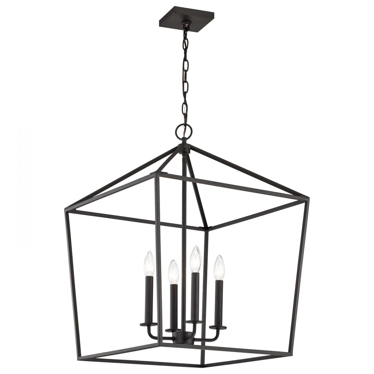 60-7941 EMMA 4LT SM PENDANT Emma 4 Light Small Pendant; Matte Black Finish - Cheap-Us