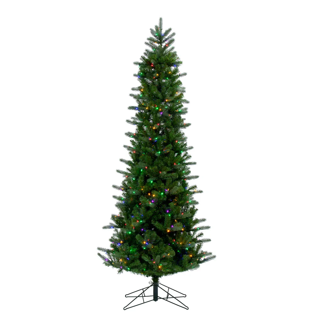 Vickerman 9' Carolina Pencil Spruce Artificial Christmas Tree Multi-Colored Dura-Lit®LED Lights - Cheap-Us