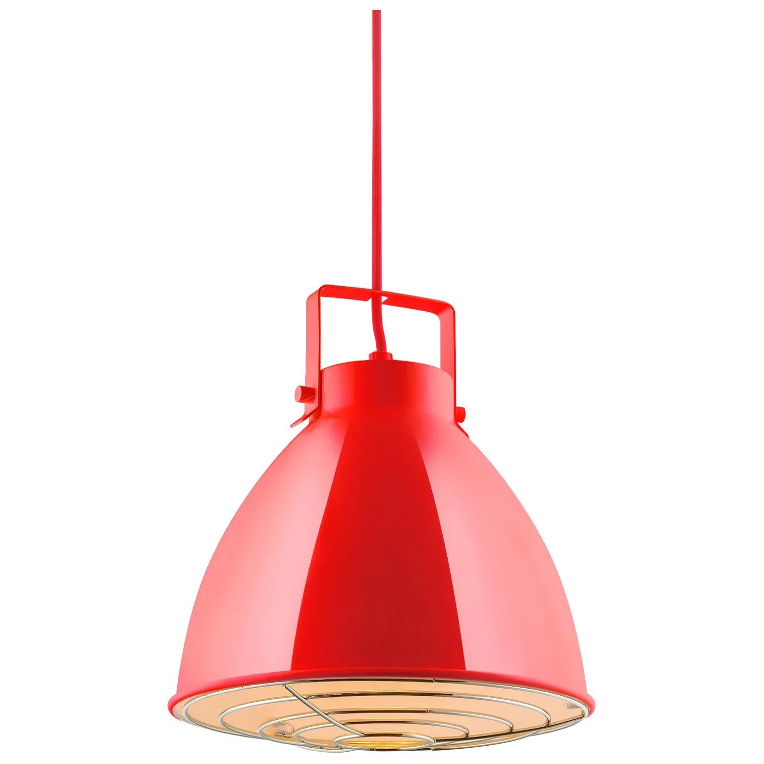 Sunlite CF/PD/Z/R Red Zed Residential Ceiling Pendant Light Fixtures With Medium (E26) Base - Cheap-Us