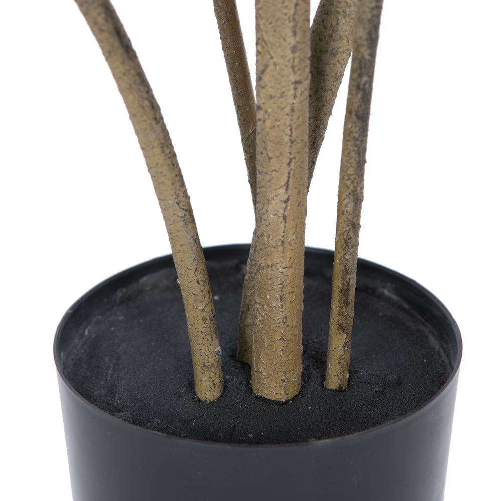 Vickerman 6' Artificial Green Potted Cotinus Coggygria Tree. - Cheap-Us