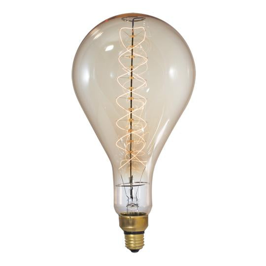 BULBRITE INCANDESCENT PS56 MEDIUM SCREW (E26) 60W DIMMABLE NOSTALGIC LIGHT BULB 2200K/AMBER 1PK (137101) - Cheap-Us