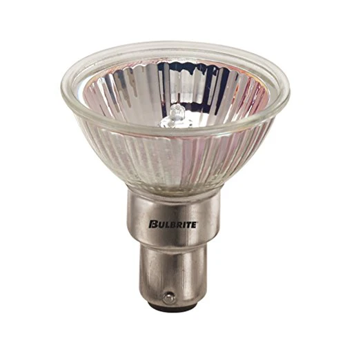 Bulbrite FST/L 20 Watt Dimmable Halogen Lensed MR11 Bulb, Double Contact Bayonet Base, Clear - Cheap-Us