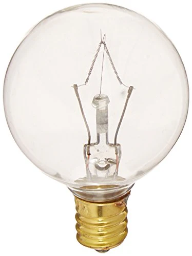 Bulbrite 40G12CL 40 Watt Incandescent G12 Globe, Candelabra Base, Clear - Cheap-Us