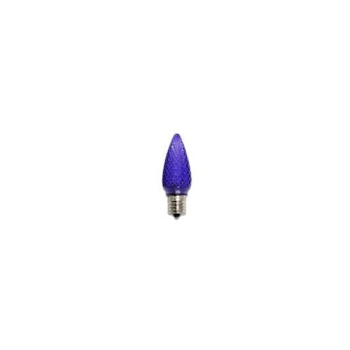 Bulbrite LED/C9PU-25PK 0.35 Watt LED C9 Christmas Light Replacement Bulbs, Candelabra Base, Purple, 25-Pack - Cheap-Us