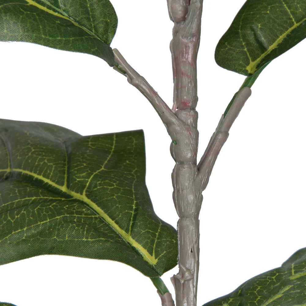 Vickerman 5' Artificial Green Potted Fiddle Tree. - Cheap-Us