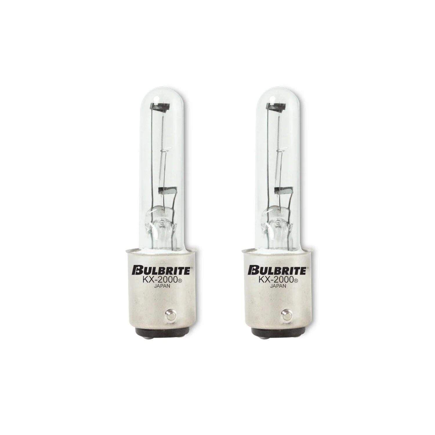BULBRITE KRYPTON/XENON T3 DOUBLE-CONTACT BAYONET (BA15d) 60W DIMMABLE LIGHT BULB 2700K/WARM WHITE 2PK (473260) - Cheap-Us