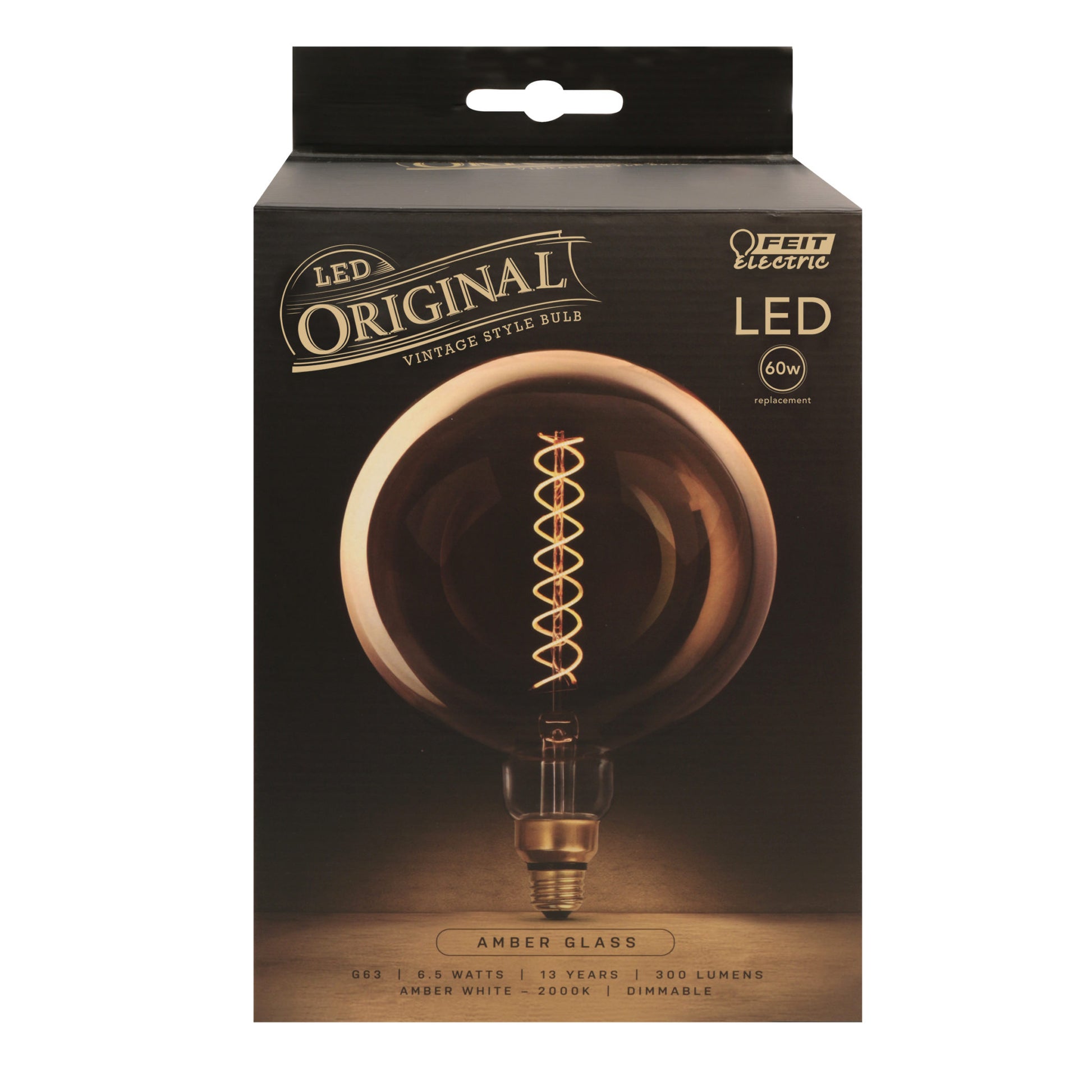 Original Vintage G63 Spiral Filament LED - Cheap-Us