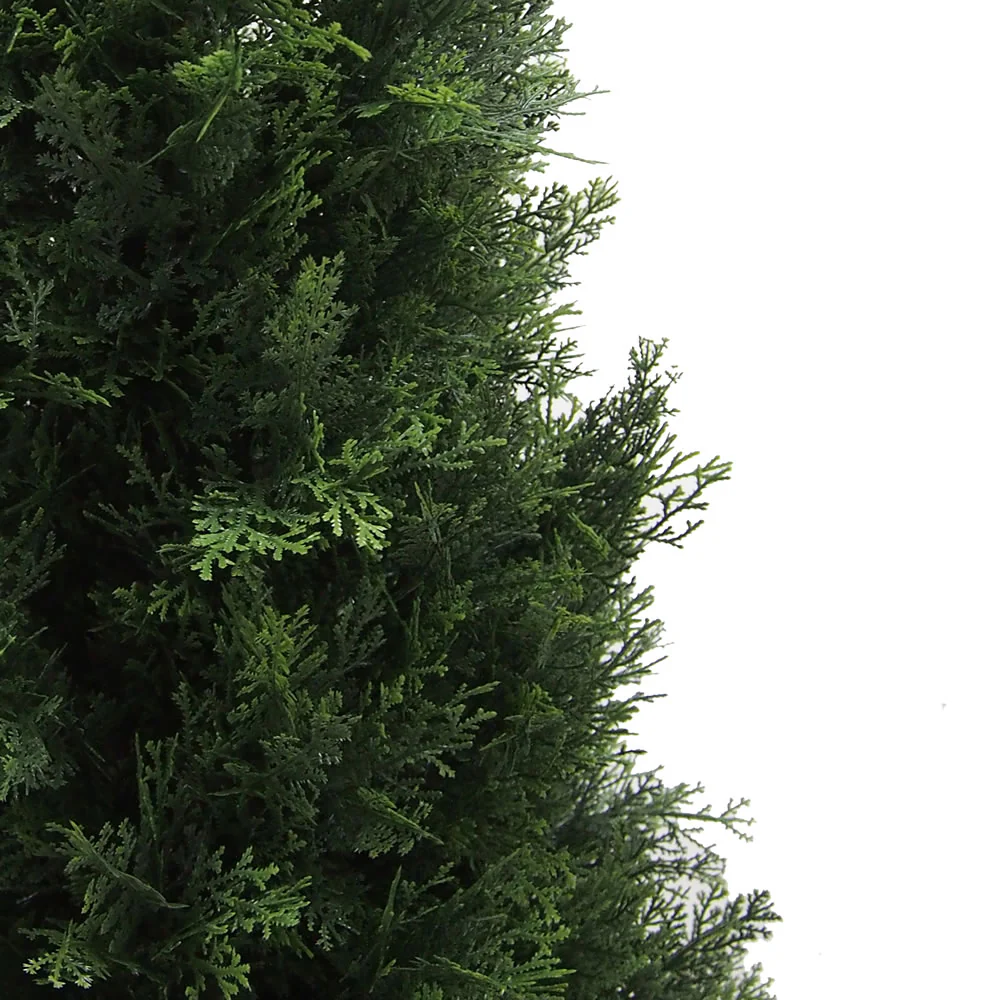 Vickerman 7' Artificial Potted Green Cedar Tree. - Cheap-Us