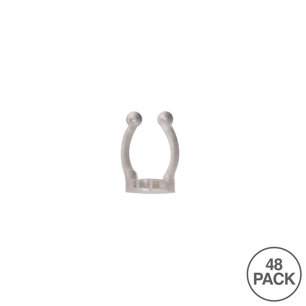 Vickerman .5 Rope Light Mounting Clip PVC 48/Bag- 3 Bags - Cheap-Us