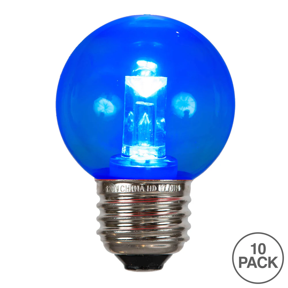 Vickerman G50 BLUE SMD Tube LED Bulb 10/Bag - Cheap-Us