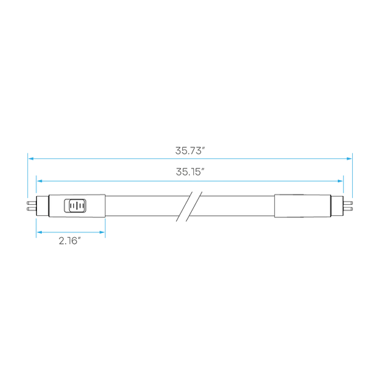 Luxrite LED 3' T8 3 Way Universal Light Tube, G13 Base, 12W, 1560 Lumens, Color Selectable - 3500K/4000K/5000K, 83 CRI, Frosted White Finish, Dimmable (LR34233) - Cheap-Us