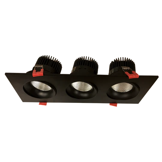 TRIPLE-HEAD GIMBAL 5CCT BLACK CANLESS SPOTLIGHT - Cheap-Us