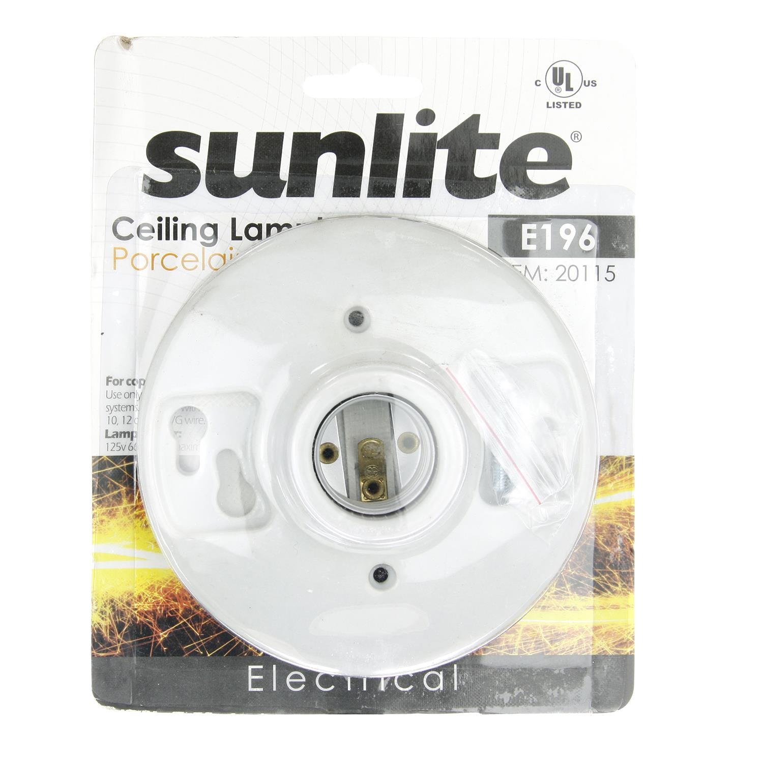 Sunlite E196/CD PORCELAIN LAMP HOLDER - Cheap-Us