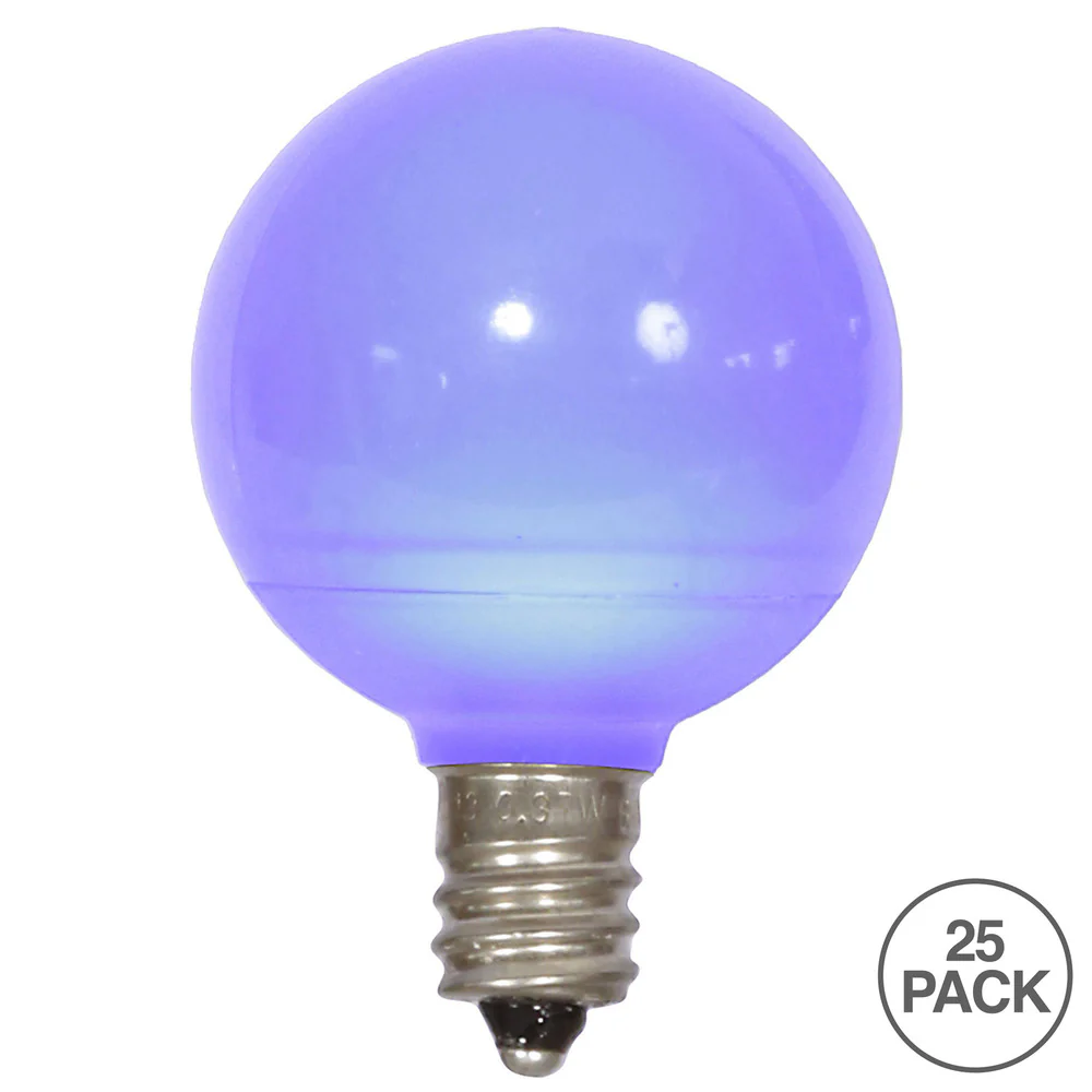 Vickerman G40 Blue Ceramic LED Replacement Bulb package of 25 - Cheap-Us