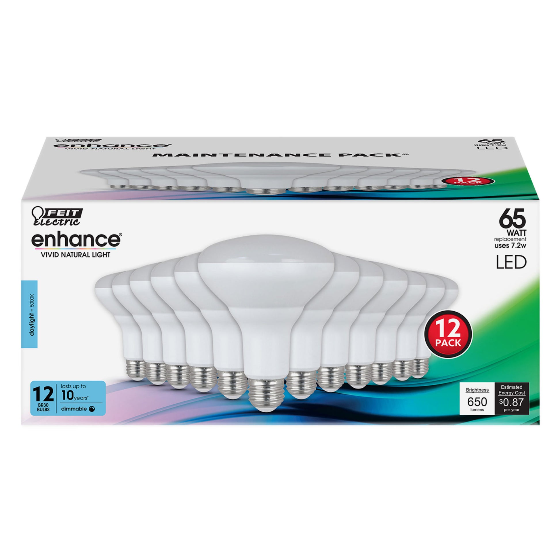 650 Lumen 5000K Dimmable BR30 LED - Cheap-Us