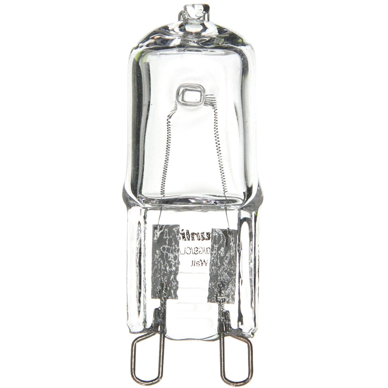 Sunlite Q40/CL/G9/120V/12PK Halogen 40W 120V Q40 Single Ended Capsule Light Bulbs, Clear Finish, 3200K Bright White, Bi-Pin (G9) Base, 12 Pack - Cheap-Us