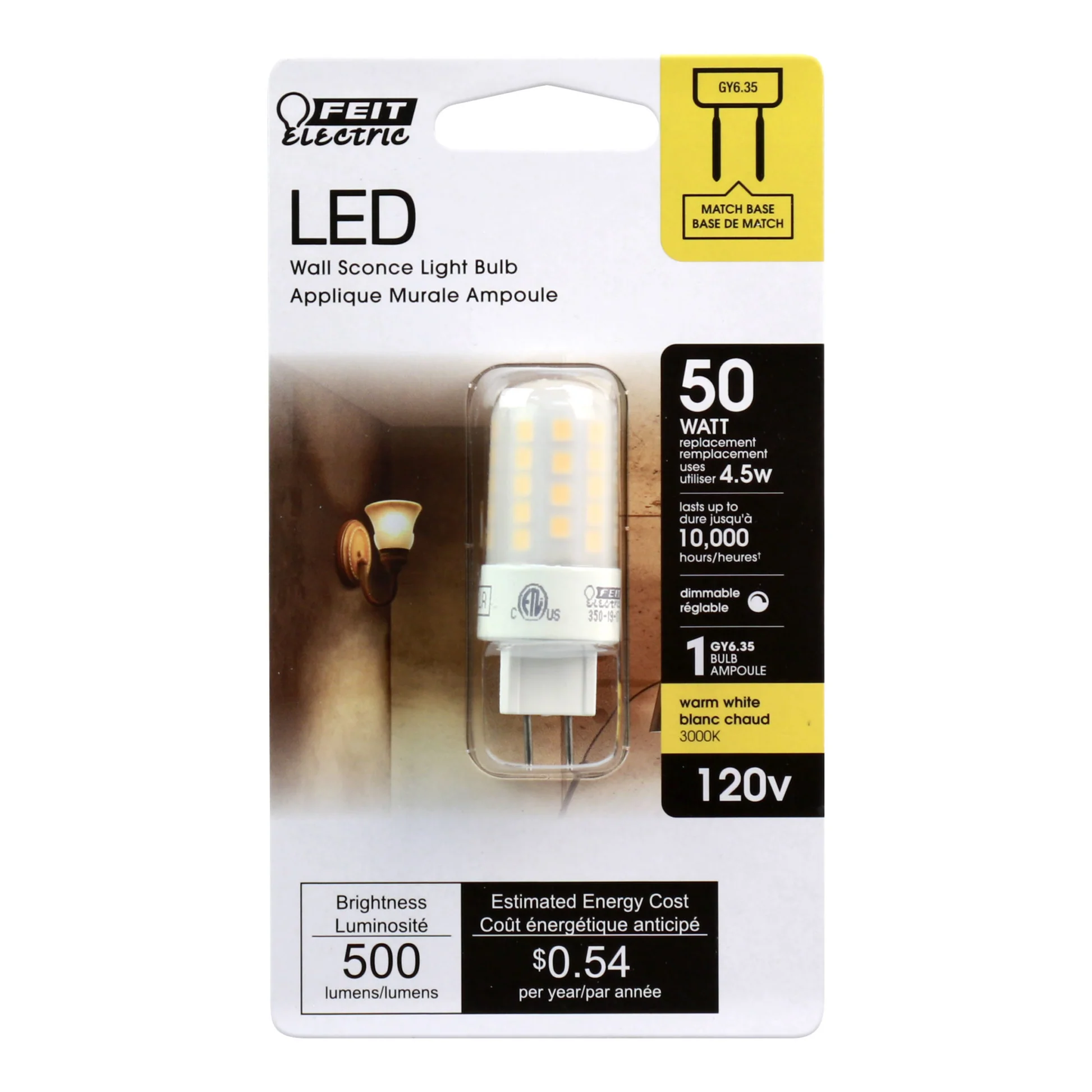 50 W Equivalent Warm White T4 Dimmable Special Use LED - Cheap-Us