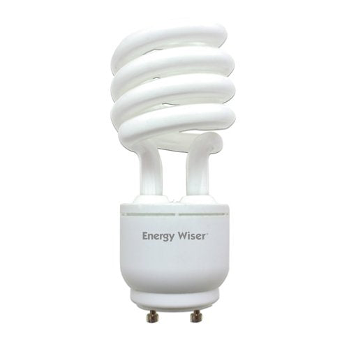 Bulbrite CF23WW/GU24/DM 23 Watt Energy Wiser Dimmable Compact Fluorescent T3 Coil, Twist and Lock GU24 Base, Warm White, 100 Watt Equivalent - Cheap-Us
