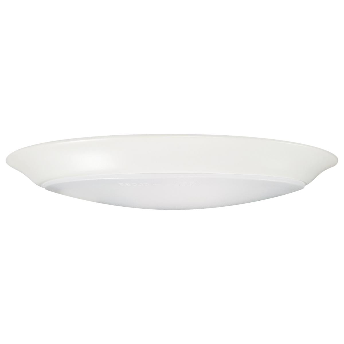 Satco Nuvo 7/10-Inch LED Round Disk Light 3000K/5000K/CCT Selectable - White/Brushed Nickel Finish - 12W/15W/16W/17W - 120V - Cheap-Us