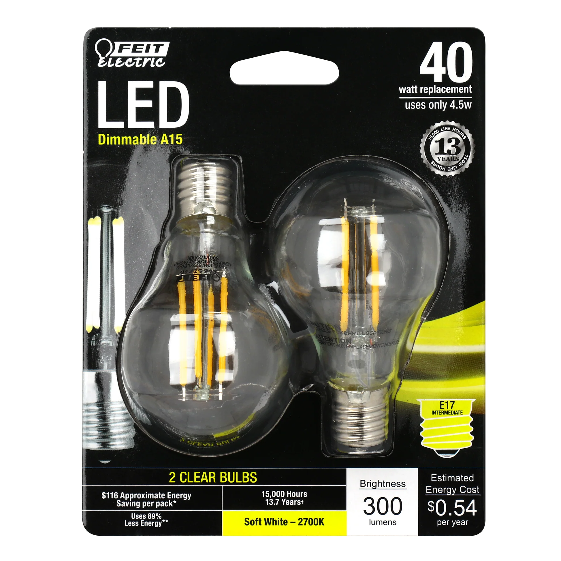 300 Lumen 2700K Dimmable LED - Cheap-Us