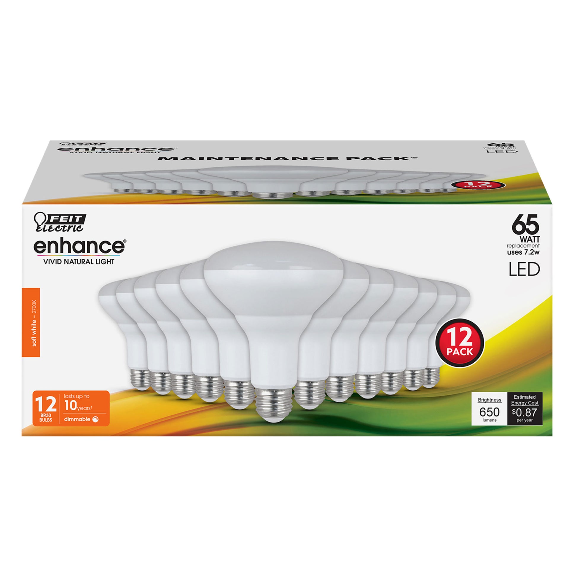 650 Lumen 2700K Dimmable BR30 LED - Cheap-Us