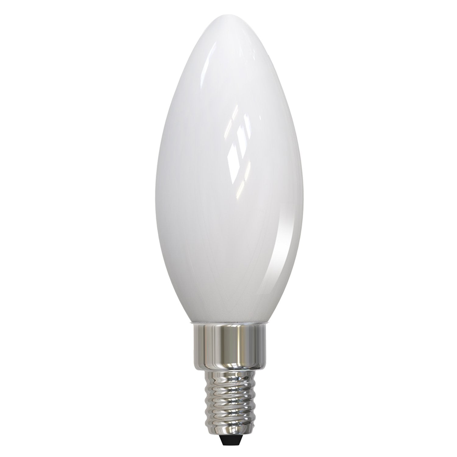 BULBRITE LED B11 CANDELABRA SCREW (E12) 5W DIMMABLE MILKY LIGHT BULB 2700K/WARM WHITE LIGHT 60W EQUIVALENT 4PK (776887) - Cheap-Us