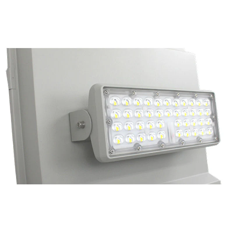 Westgate Smart Integrated Solar Street And Flood Light 70W 200 Lumens/W 5000K, Outdoor Lighting, 70W, 14000 Lumens, 5000K, Grey Finish None - Cheap-Us