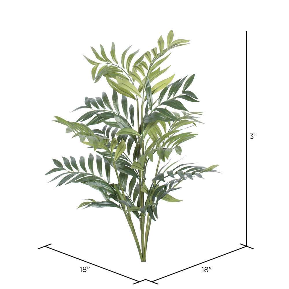 Vickerman 3' Artificial Green Parlour Palm. - Cheap-Us
