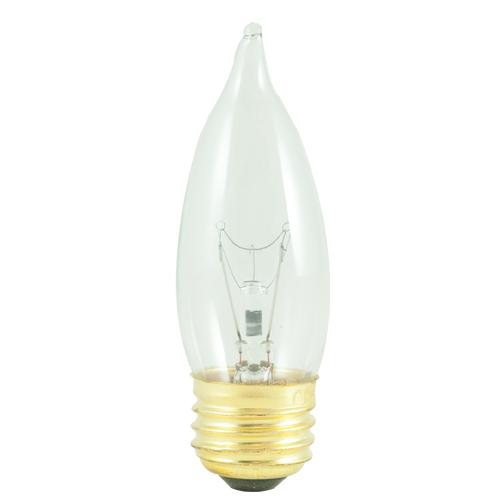 BULBRITE INCANDESCENT CA10 MEDIUM SCREW (E26) 40W DIMMABLE LIGHT BULB 2700K/WARM WHITE 50PK (408040) - Cheap-Us