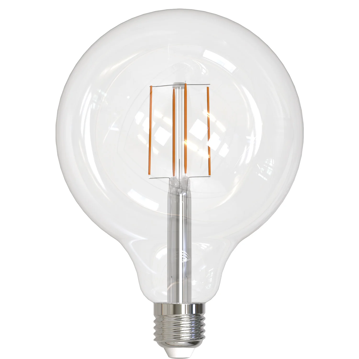 BULBRITE LED G40 MEDIUM SCREW (E26) 7W FULLY COMPATIBLE DIMMING FILAMENT LIGHT BULB 2700K/WARM WHITE 75W INCANDESCENT EQUIVALENT 2PK (776878) - Cheap-Us
