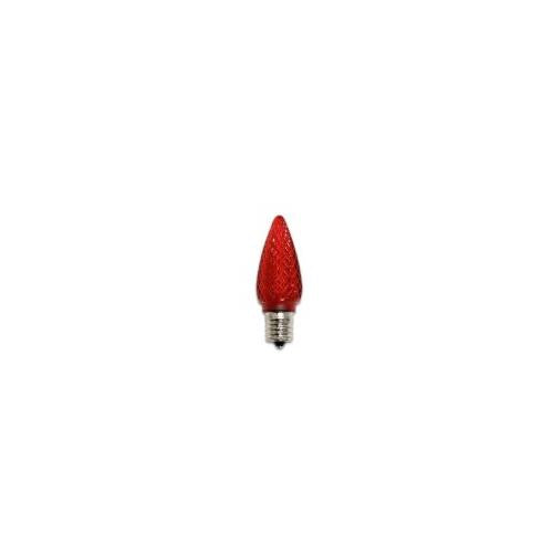 Bulbrite LED/C9R-25PK 0.35 Watt LED C9 Christmas Light Replacement Bulbs, Candelabra Base, Red, 25-Pack - Cheap-Us