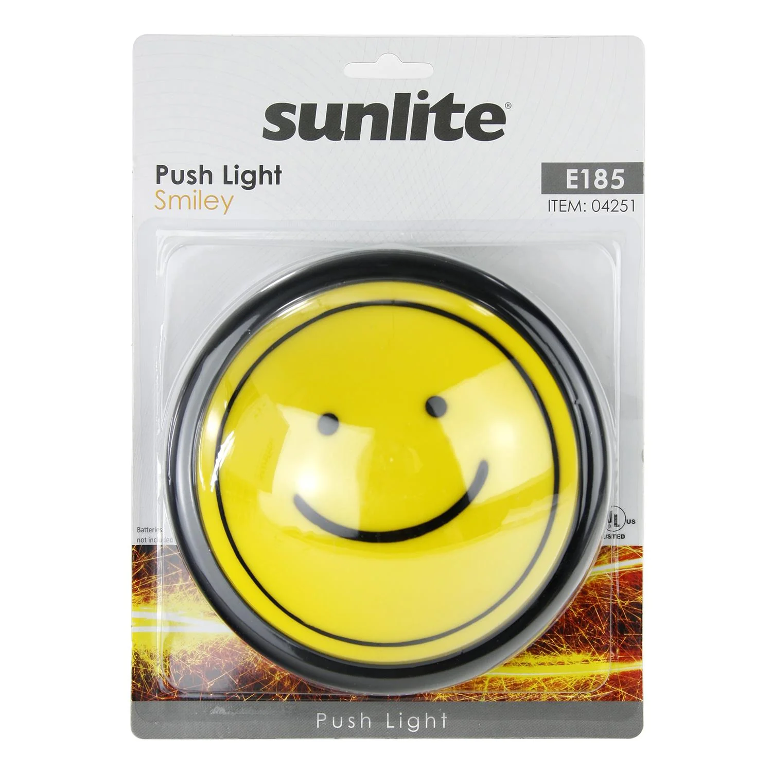 Sunlite E185 Smiley Push Light - Cheap-Us